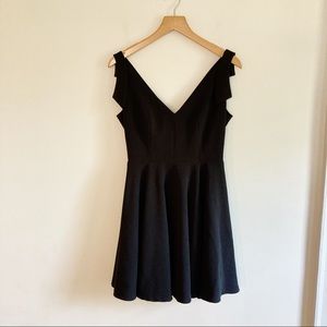 Lulus black skater dress